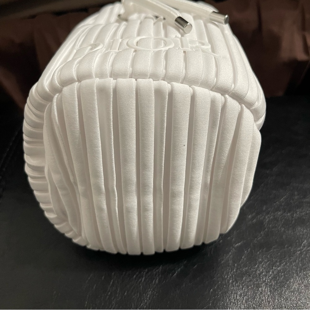 Dior White Quilted Drawstring Backpack - Picture 5 of 9
